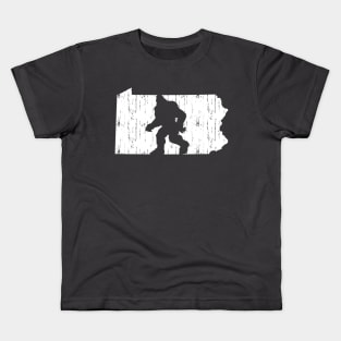 Bigfoot Country - Pennsylvania Kids T-Shirt